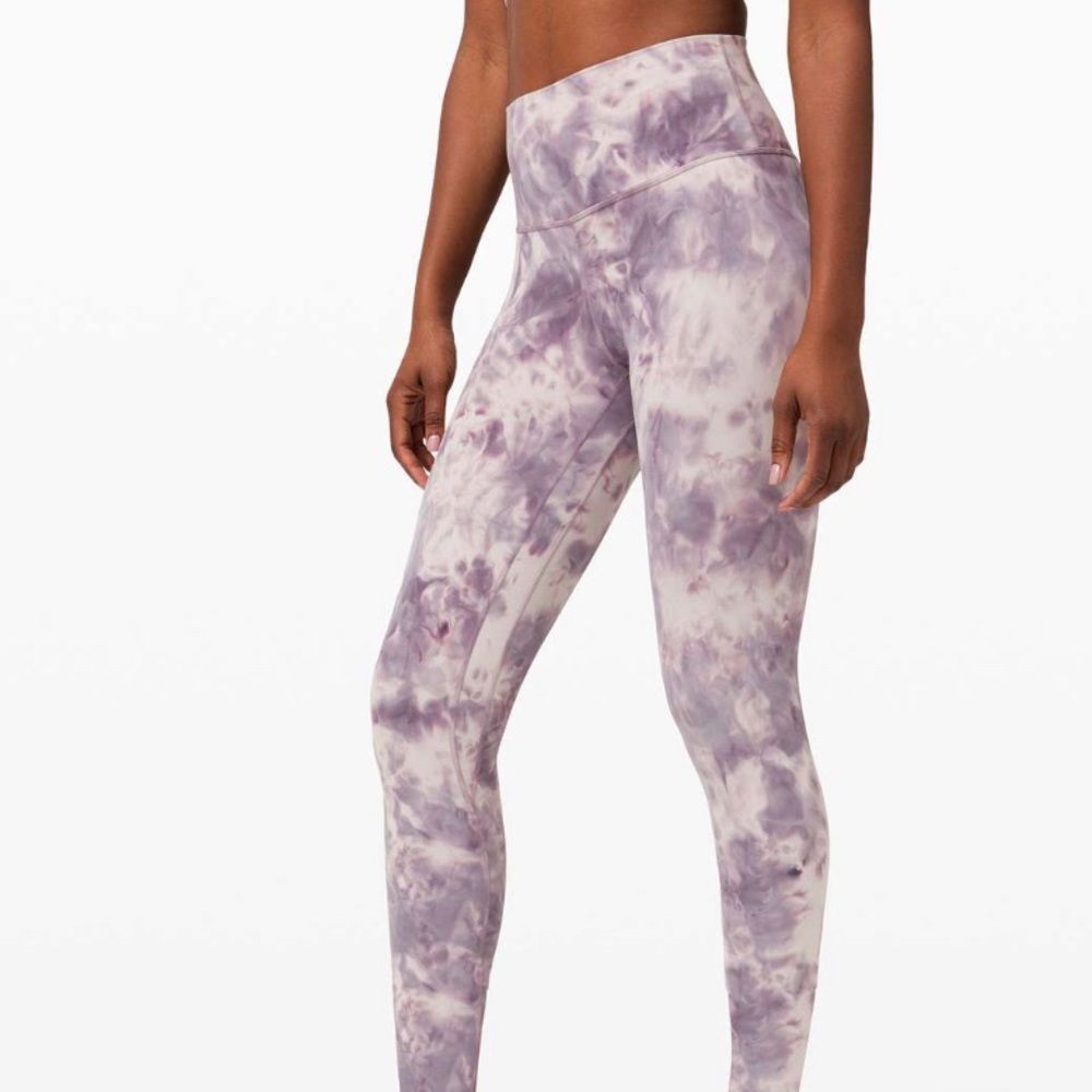 Lululemon Align Pant Diamond Dye Pink Bliss Graphite Purple